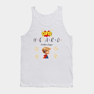 Super Hearo | Cochlear Implant | Hearing Loss | Deaf Tank Top